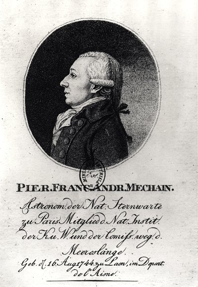Porträt von Pierre Méchain (1744-1804) von German School