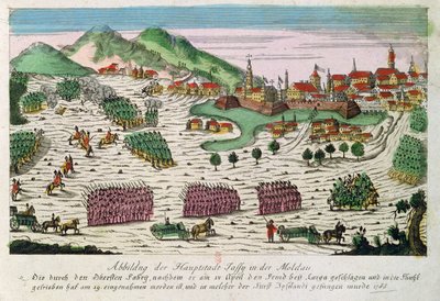 Belagerung und Eroberung von Jassy im Jahr 1788 durch die russische Armee von German School