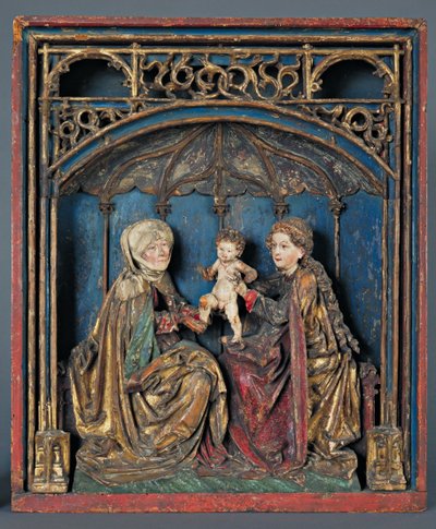 St. Anna, Maria und das Christuskind (Anna Selbdritt) Oberrhein, ca. 1515 von German School