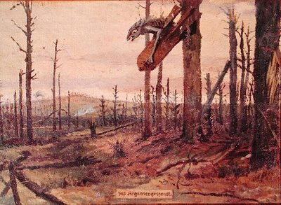 Der Geist der Argonnenwälder, ca. 1914-18 von German School