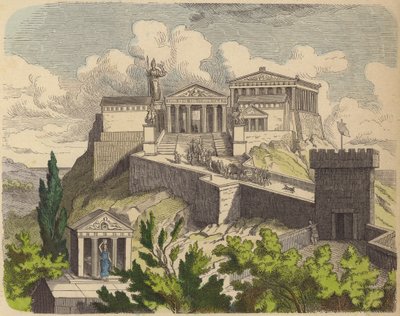 Das Parthenon auf der Akropolis, Athen von German School