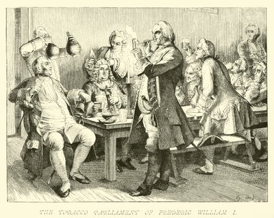 Das Tabakskollegium von Friedrich Wilhelm I. von German School