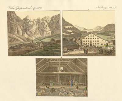 Das Bad von Leuk im Kanton Wallis von German School