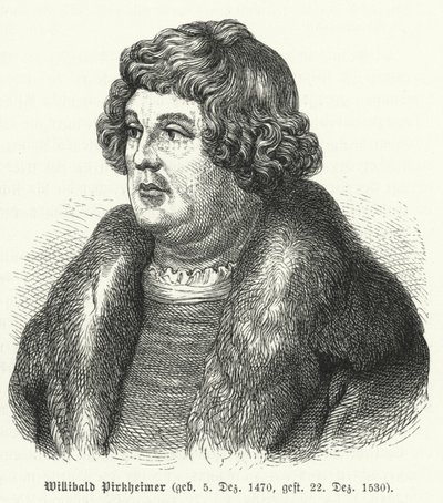 Willibald Pirckheimer, deutscher Renaissance-Jurist, Autor und Humanist, und Freund von Albrecht Dürer von German School