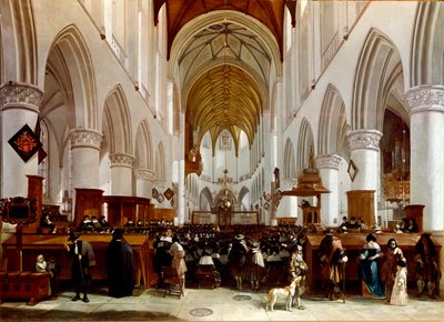Kircheninneres von Gerrit Adriaensz Berckheyde