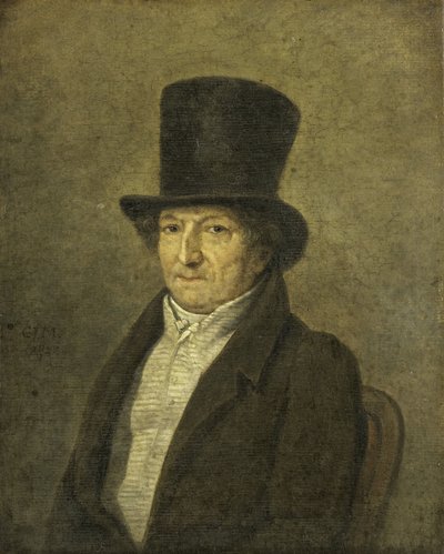 Porträt von Jean Bernard, Kunstsammler und Maler in Amsterdam von Gerrit Jan Michaëlis