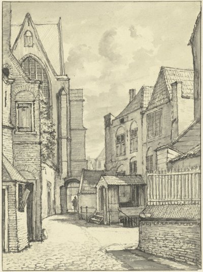 Die St. Janskerk oder Grote Kerk in Gouda von Gerrit Lamberts
