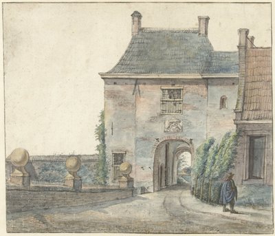 Das Tor des Schlosses von Heemstede von Gerrit Lamberts