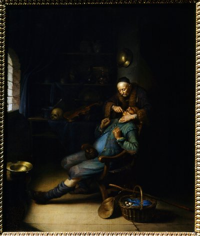 Der Zahnzieher von Gerrit Dou