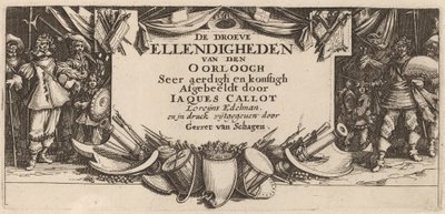 Titelseite von Gerrit van Schagen after Jacques Callot