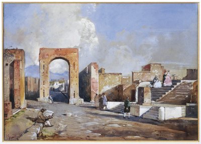 Ausgrabungen von Pompeji von Giacinto Gigante