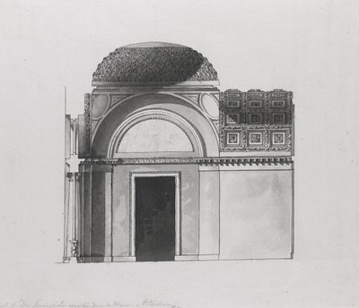 Kabinettdesign für den Herzog von Serracapriola in Petersburg von Giacomo Antonio Domenico Quarenghi