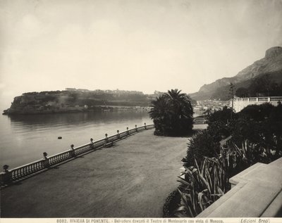 Aussichtspunkt vor dem Montecarlo Casino mit Blick auf Monaco von Giacomo Brogi