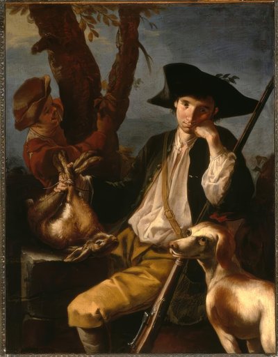 Rastender Jäger von Giacomo Francesco Cipper