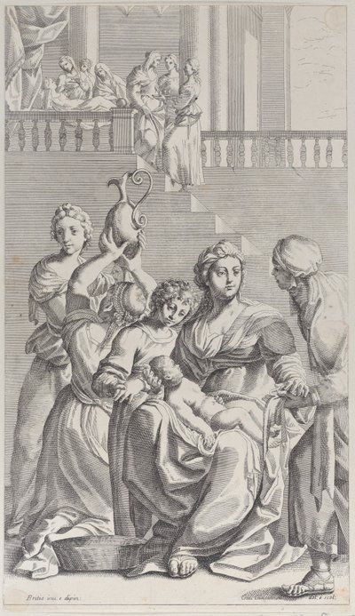 Geburt des Heiligen Benedikt, 1687-1717 von Giacomo Maria Giovannini