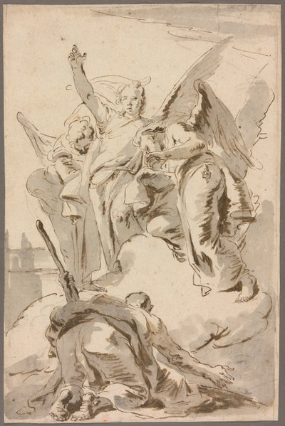 Drei Engel erscheinen Abraham von Giambattista Tiepolo