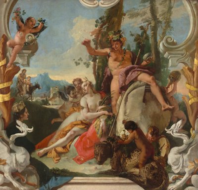 Bacchus und Ariadne von Giambattista & Tiepolo Giandomenico (1727-1804) Tiepolo