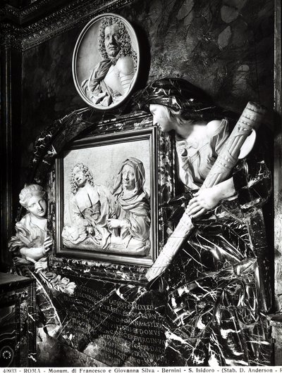 Monument für Francesco und Giovanni Silva von Gianlorenzo Bernini von Gian Lorenzo Bernini
