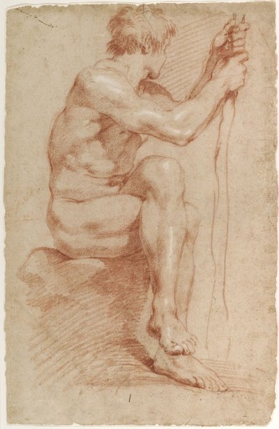 Sitzender männlicher Akt von Gian Lorenzo Bernini