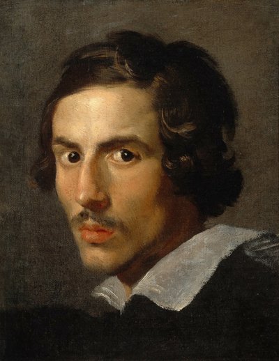 Selbstporträt von Gianlorenzo Bernini als junger Mann (1623) von Gian Lorenzo Bernini