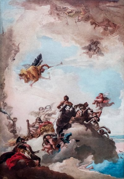 Die Apotheose des Herkules, zwischen 1760-1762 von Giandomenico (1727-1804) Tiepolo