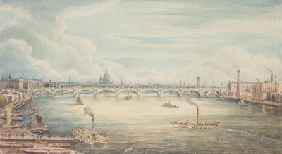 Vom Hungerford Pier, 1837 von Gideon Yates
