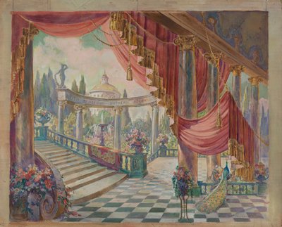 Bühnenbild von Gilbert Sackerman