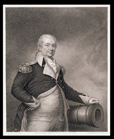 Generalmajor Henry Knox, graviert von John Francis Eugene Prud