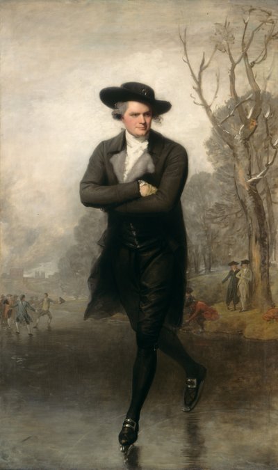Der Schlittschuhläufer Porträt von William Grant von Gilbert Stuart