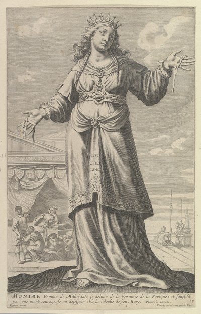 Monime von Gilles Rousselet and Abraham Bosse