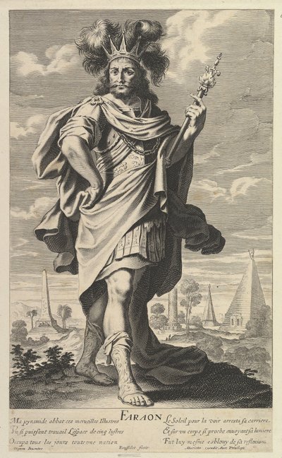 Pharao, ca. 1639-40 von Gilles Rousselet and Abraham Bosse