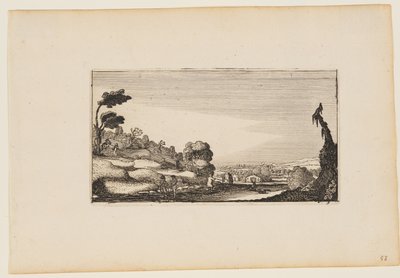 Hügelpanorama, aus Zwölf Landschaften mit Figuren von Gillis van Scheyndel