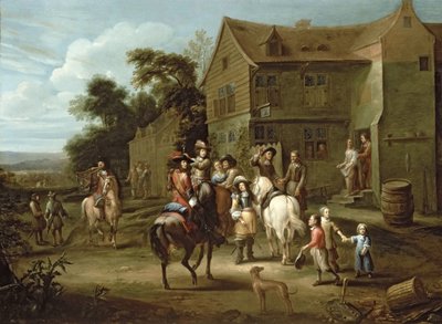Prinz Wilhelm von Oranien mit Jägern von Gillis van Tilborgh the younger