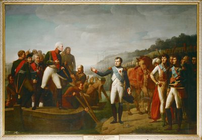 Abschied von Napoleon I. und Zar Alexander I. in Tilsit 1807 von Gioacchino Giuseppe Serangeli