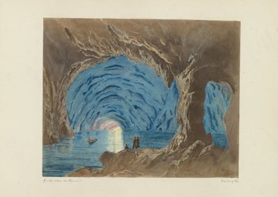 Blaue Grotte auf Capri von Giorgio Sommer (attributed to)