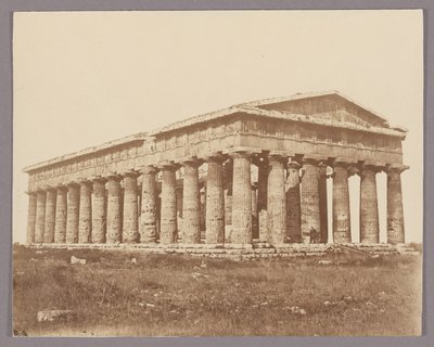Paestum: Der Tempel des Poseidon von Giorgio Sommer