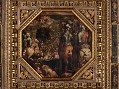 Schlacht von Marciano in Val di Chiana von Giorgio Vasari
