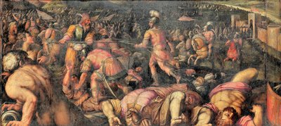 Niederlage von Radagaisus bei Fiesole von Giorgio Vasari