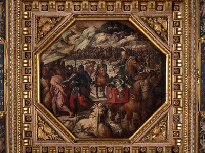 Niederlage der Venezianer in Casentino von Giorgio Vasari