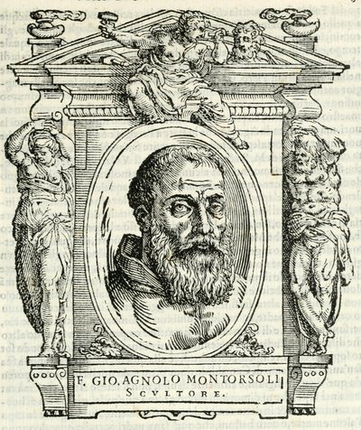 Porträt von Giovanni Angelo Montorsoli, Vasari 1568 von Giorgio Vasari