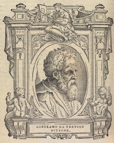 Houghton Typ 525 68.864 - Vasari, Le vite - Girolamo da Trevigi von Giorgio Vasari