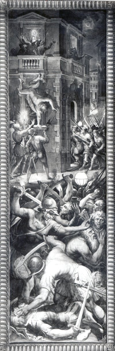 Massaker an Coligny und den Hugenotten, 1573 von Giorgio Vasari