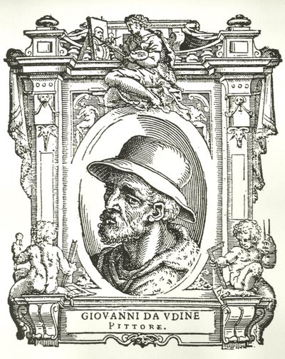 Porträt von Giovanni da Udine von Giorgio Vasari