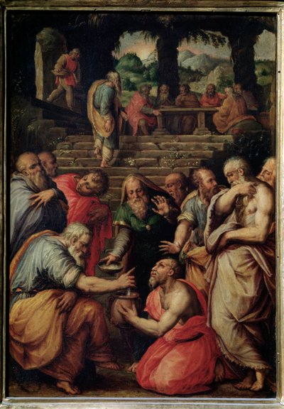 Der Prophet Elisa von Giorgio Vasari