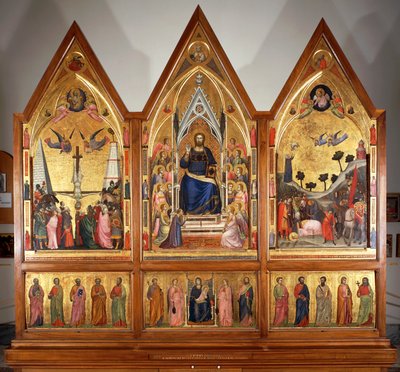Das Stefaneschi-Triptychon (Vorderseite, um 1320) von Giotto (c.1266 1337)