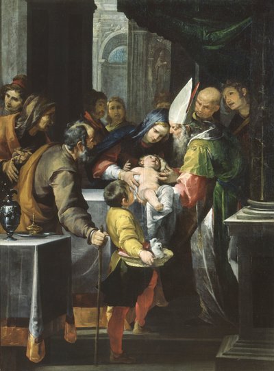Die Darstellung im Tempel von Giovacchino Assereto