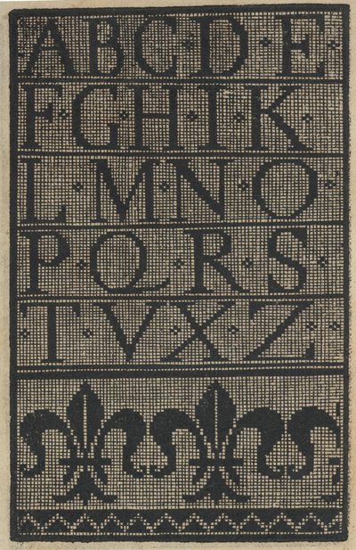 Esemplario di Lauori..., Seite 14 recto, 1. August 1532 von Giovanni Andrea Vavassore