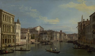 Der Canal Grande in Venedig vom Palazzo Flangini bis zum Campo San Marcuola von Giovanni Antonio Canal