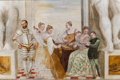 Das Konzert, Haupthalle, ca. 1570 von Giovanni Antonio Fasolo