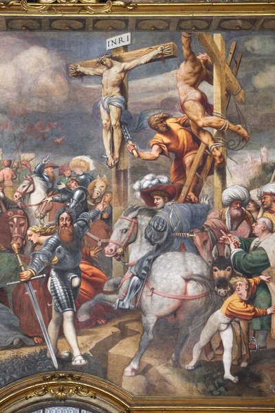 Kreuzigung (Detail) von Giovanni Antonio Pordenone